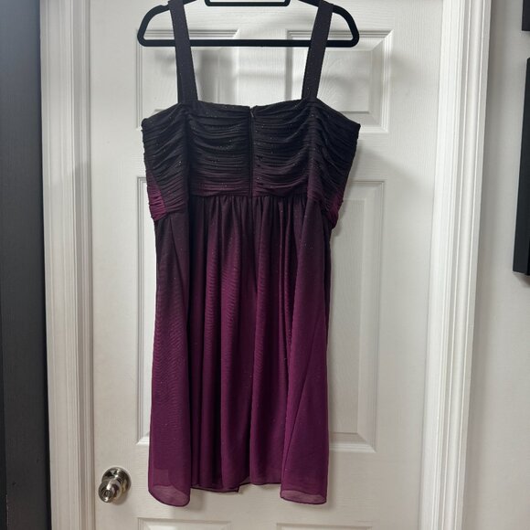 Sparkling Purple Ombre Prom Evening Party Dress XSCAPE by Joanna Chen size18W - Picture 2 of 10